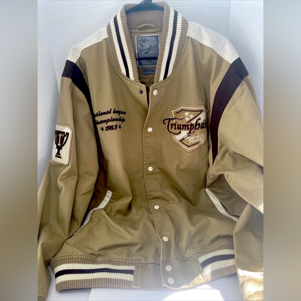 Heritage Onward To Victory Triumphant Men's Jacket Size 2XL Springfield Classic